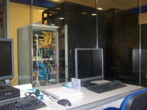 Sala de control y consolas