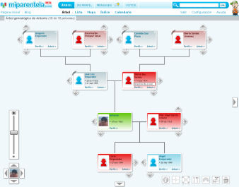 Mi parentela - Árbol genealógico gráfico